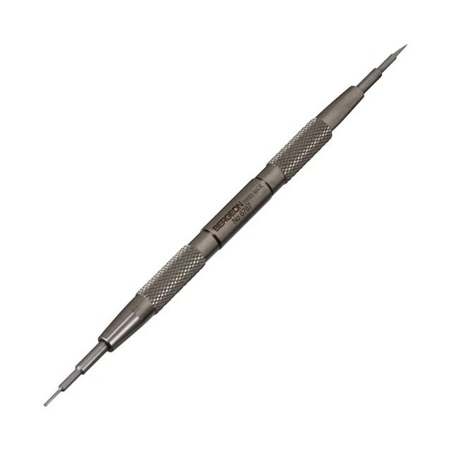 Outil pour barrettes à ressort à double extrémité.