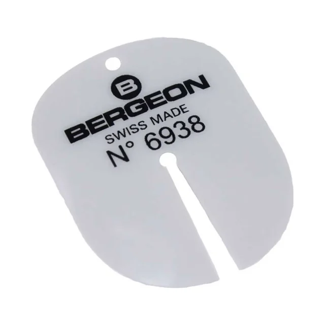 Protection de cadran en plastique transparent, marquée Bergeon N° 6938.