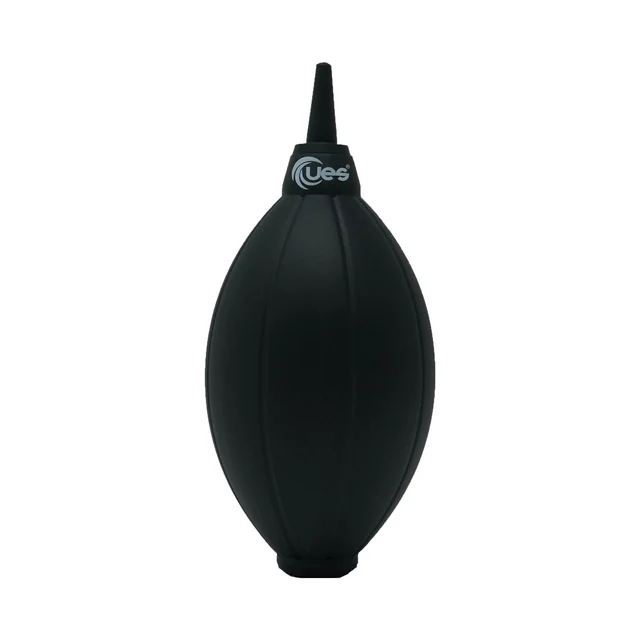 Poire soufflante noire en caoutchouc.